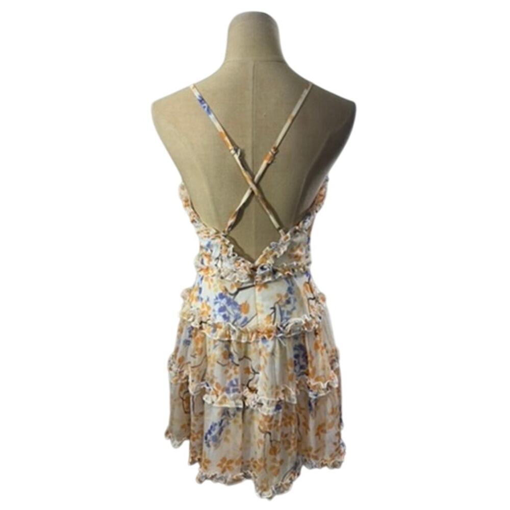 "Hello Molly" Only Yesterday SZ 6 Babydoll Floral Fairy Ruffles Sheer Feminine - Picture 3 of 11